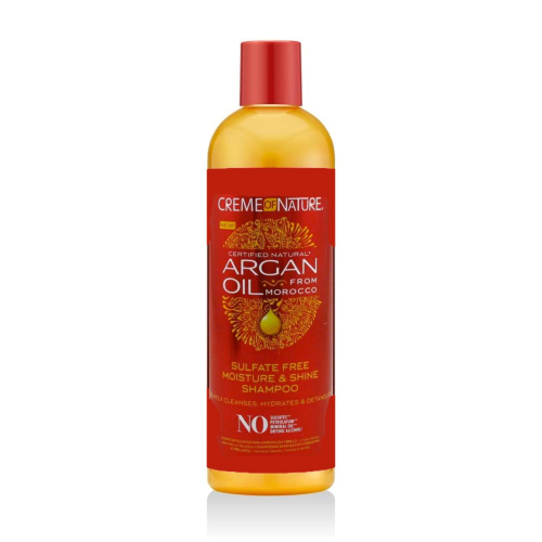 Creme of Nature - Champú sin sulfatos con aceite de argán Moisture & Shine