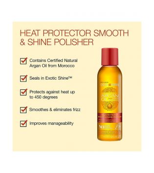 Creme of Nature - Sérum termoprotector con aceite de argán Smooth & Shine