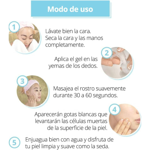 Cure - Gel exfoliante suave Natural Aqua Gel