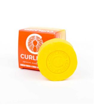 CurlMed - Champú sólido 100% natural - Cabello graso y cuero cabelludo sensible