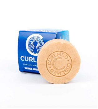 CurlMed - Champú sólido 100% natural - Volumen, brillo y suavidad