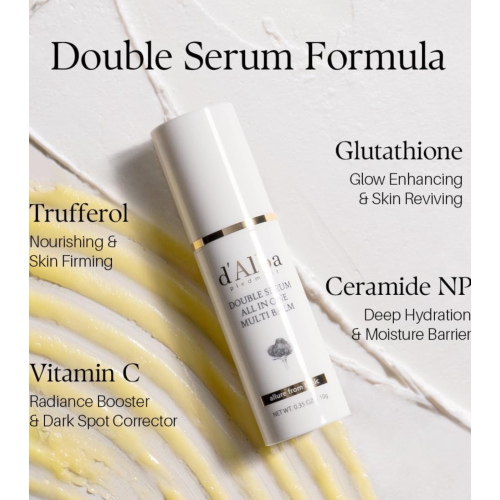D'Alba - Bálsamo facial multiusos Double Serum All In One