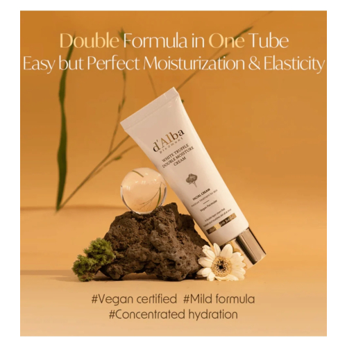 D'Alba - Crema facial hidratante Double White Truffle