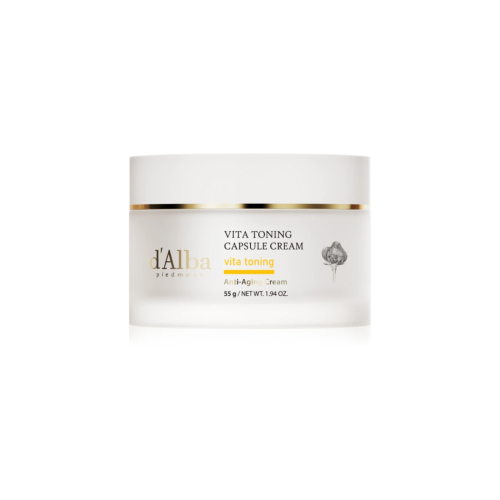 D'Alba - Crema facial iluminadora Vita Toning Capsule