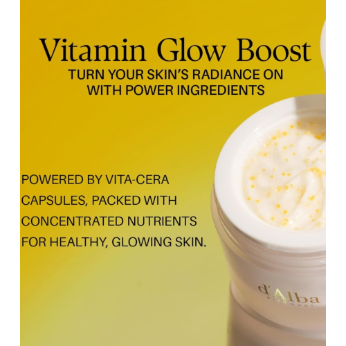 D'Alba - Crema facial iluminadora Vita Toning Capsule