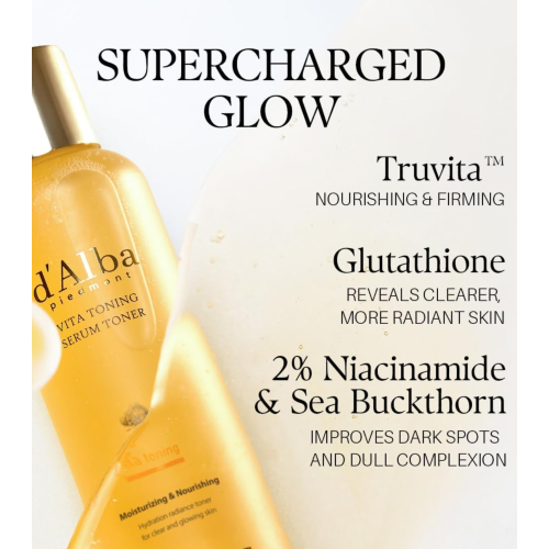 D'Alba - Tónico-Sérum facial iluminador Vita Toning