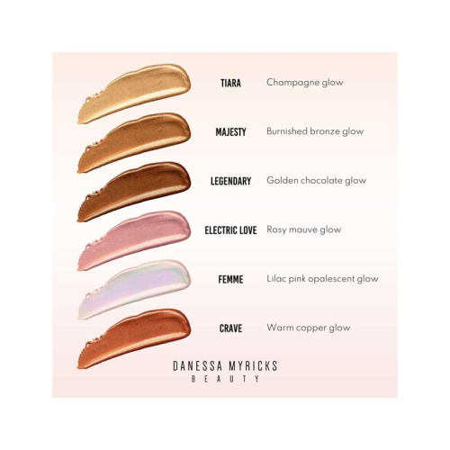 Danessa Myricks Beauty - Iluminador líquido Vision Flush Glow - Electric love