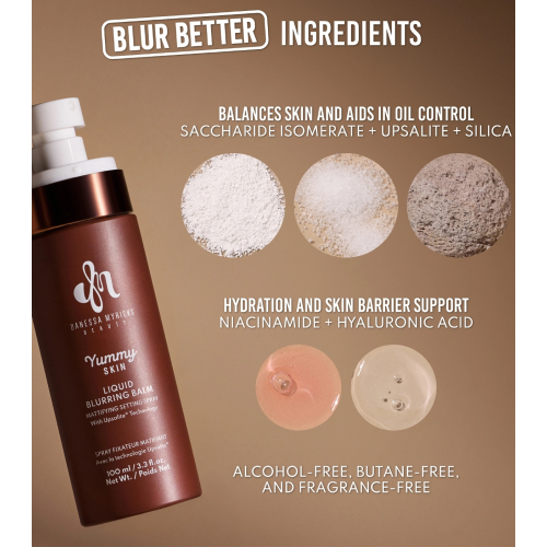 Danessa Myricks - Spray fijador matificante Liquid Blurring Balm