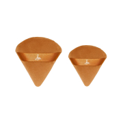 Danessa Myricks - Set borlas de maquillaje Yummy Skin Velour Puff Duo - Caramel