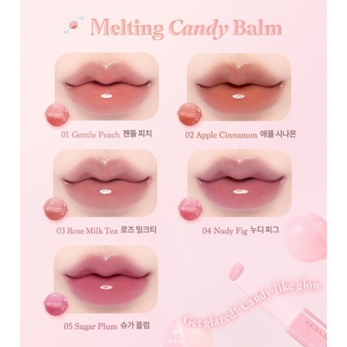 Dasique - Bálsamo labial Melting Candy - 01: Gentle Peach
