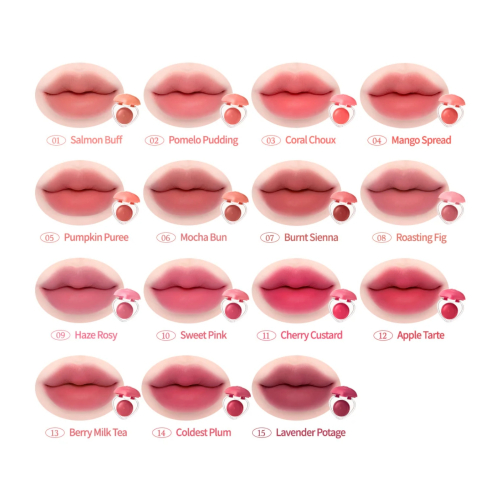 Dasique - Bálsamo para labios y mejillas Souffle Color Pot - 06: Mocha Bun