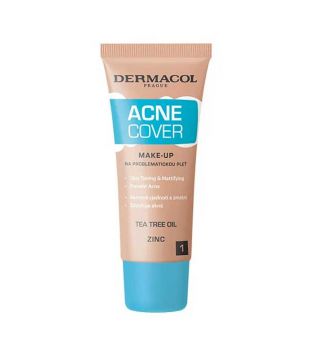 Dermacol - Base de maquillaje para pieles problemáticas Acne Cover - 01