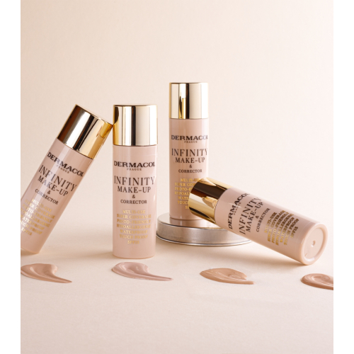 Dermacol - Base de maquillaje y corrector 2 en 1 Infinity - 01: Fair