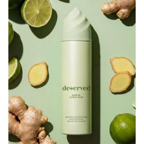 Deserved - Gel de ducha textura cremosa - Ginger Citrus Shot