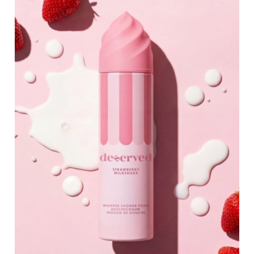 Deserved - Gel de ducha textura cremosa - Strawberry Milkshake