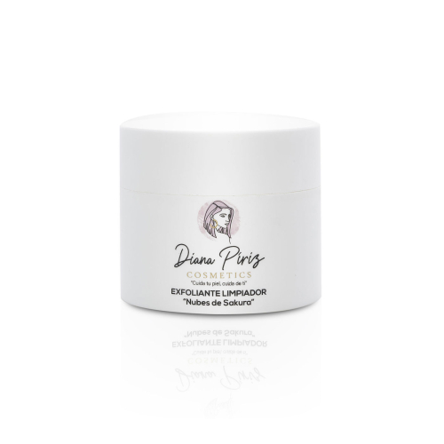 Diana Piriz Cosmetics - Exfoliante limpiador facial Nubes de Sakura