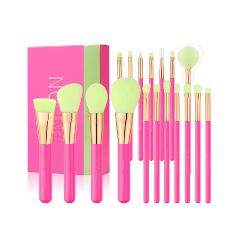 Docolor - Set de Brochas (18 piezas) - Hot Pink