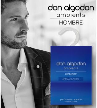 Don Algodon - Ambientador de armario Hombre - Aroma clásico