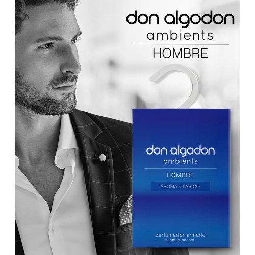 Don Algodon - Ambientador de armario Hombre - Aroma clásico