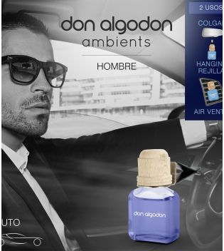 Don Algodon - Ambientador de coche Hombre - Aroma clásico