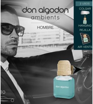 Don Algodon - Ambientador de coche Hombre - Sándalo y ámbar