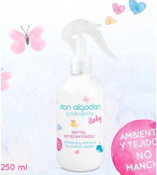 Don Algodon - Spray ambientador para hogar y tejidos - Baby
