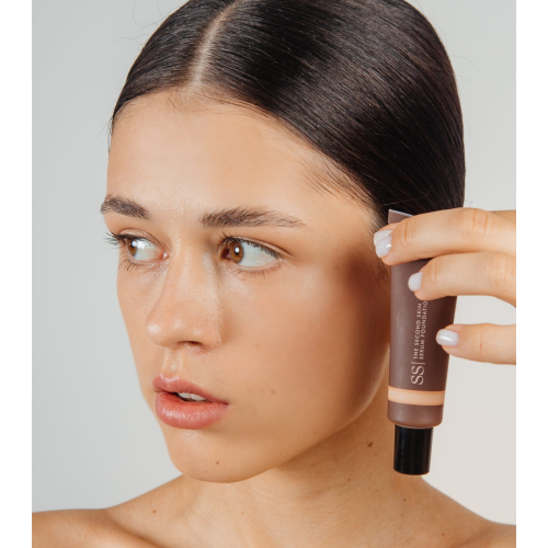 Double S Beauty - Base de maquillaje The Second Skin Serum Foundation - 03: Elena's Tone