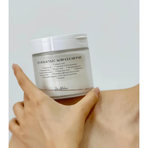Dr. Althea - Almohadillas con 2% de ácido salicílico Clear Pads - 65 pads