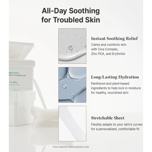 Dr. Althea - Almohadillas en pads calmantes Stretchfit Calming - 50pads