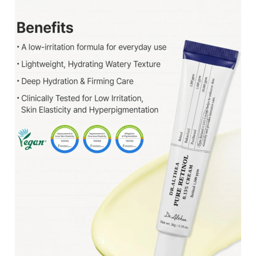 Dr. Althea - Crema facial Pure Retinol 0.15%