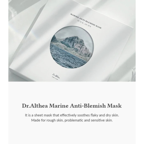 Dr. Althea - Mascarilla facial anti-imperfecciones Marine Anti-Blemish