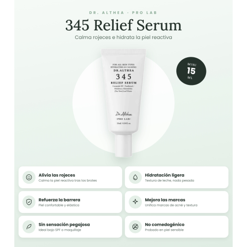 Dr. Althea - Sérum hidratante 345 Relief - Mini talla