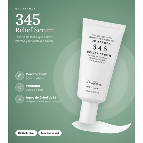 Dr. Althea - Sérum hidratante 345 Relief - Mini talla