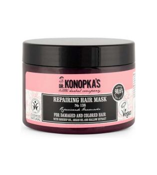 Dr. Konopka's - Mascarilla reparadora para cabello teñido y dañado Nº138