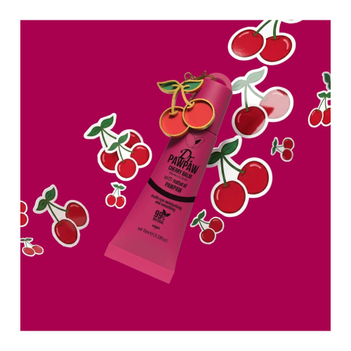 Dr. Paw Paw - Bálsamo labial con charm - Cherry Charm