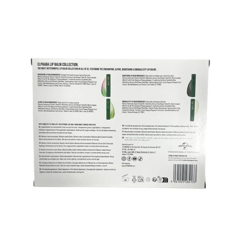 Dr. Paw Paw - *Wicked* - Set de 4 bálsamos labiales - Elphaba Lip Balm Collection