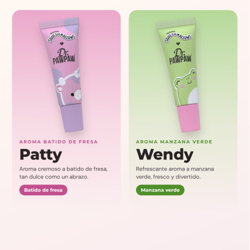 Dr. PAWPAW - Squishmallows Full Set | 6 Bálsamos de Labios Hidratantes con Aromas Inspirados en Personajes Adorables y Fórmula Enriquecida con Extracto de Papaya