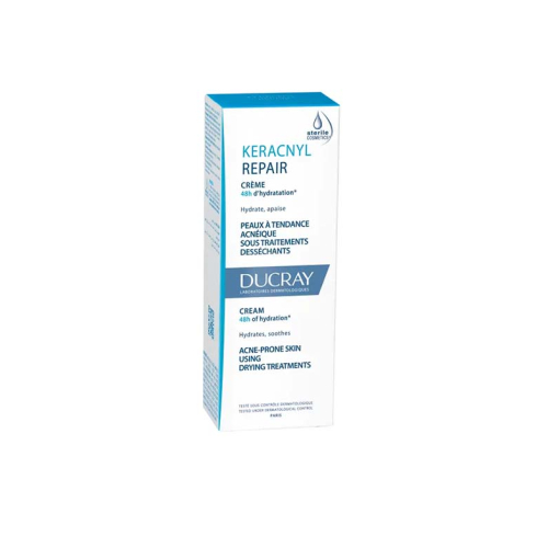 Ducray - *Keracnyl Repair* - Crema reparadora e hidratante 48h - Piel con tendencia acneica