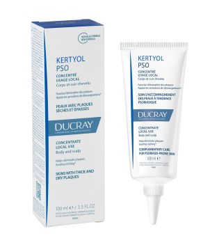 Ducray - *Kertyol PSO* - Tratamiento complementario para cuerpo y cuero cabelludo con tendencia psoriasica