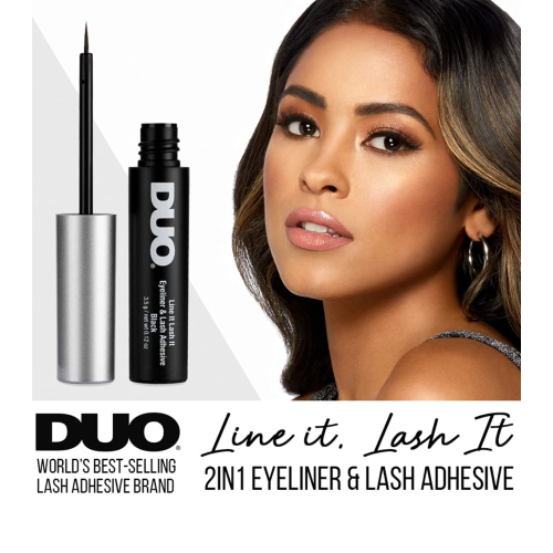 DUO - Delineador adhesivo para pestañas postizas Line it Lash it - Black