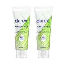 Durex - Duplo lubricante Naturals H2O 2 x 100ml - Original