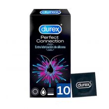 Durex - Preservativos Perfect Connection Extra Lubricación - 10 unidades