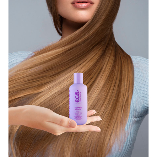 Ecoforia - *Keratin Repair* - Crema reparadora 15 en 1 de keratina