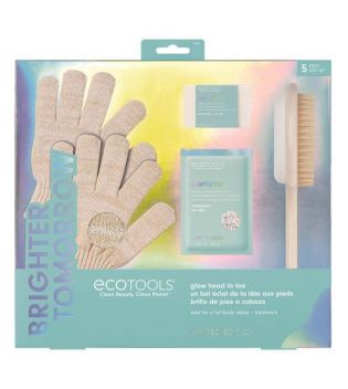 Ecotools - *Brighter Tomorrow* - Kit de cuidado corporal y pies Glow Head to Toe Glow Set