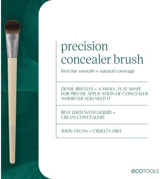 Ecotools - Brocha para corrector Precision Concealer Brush