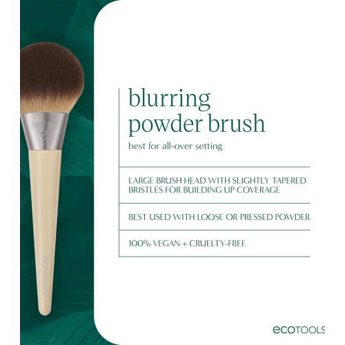 Ecotools - Brocha para polvos Blurring Powder Brush
