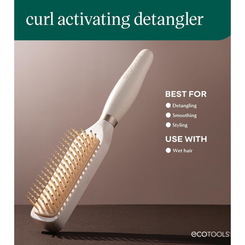 Ecotools - Cepillo desenredante para pelo rizado Curl Activating