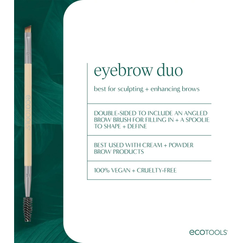 Ecotools - Dúo de brochas para cejas Eyebrow Duo