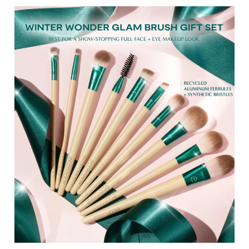 Ecotools - *Holidays* - Set de 10 brochas Winter Wonder Glam