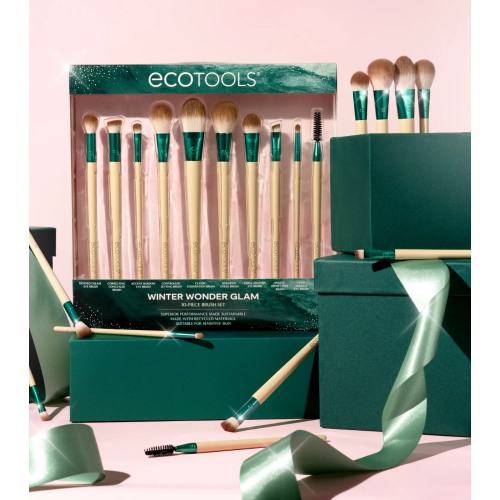 Ecotools - *Holidays* - Set de 10 brochas Winter Wonder Glam